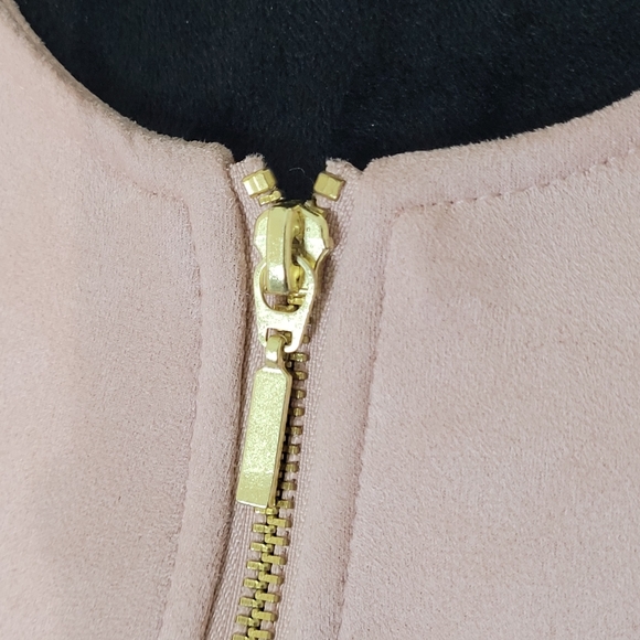 Roz & Ali Women's Ruffle Long Sleeve Blazer Jacket Rose Size Large - Picture 6 of 14